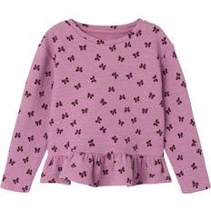 Pink Sweatshirts Børnetøj Name It Bluse Dolly - Mauve Orchid