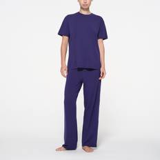 Purple - Unisex Trousers Skims Boyfriend Sweatpants - Purple