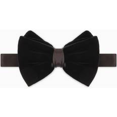 Seta Cravatte Giorgio Armani Silk Pre-Tied Bowtie - Black