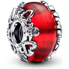 Gioielli Pandora Christmas Magic Murano Glass Charm - Glass/Sterling Silver/Red