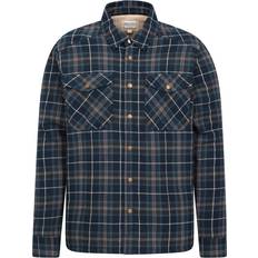 Fleece Shirts Mountain warehouse Pinn Flannel Borg Lined Shirt - Blue