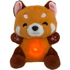 Pandas Soft Toys YETP Star (1pc) Plush Toy Red Panda Breathing Stuffed Animal For Anxiety Adults With Music Lights & Rhythmic