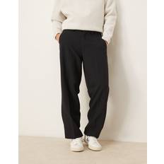 Abercrombie & Fitch Baggy Smart Trousers Black