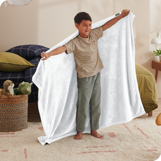 Bare Home Microplush Fleece Blanket Ultra-Soft Blankets White