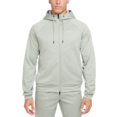 Fitness & Gym - Green Outerwear Nike Therma Sphere Men's Therma Fit Water Repellent Winterized Full Zip Jacket - Jade Horizon/Black