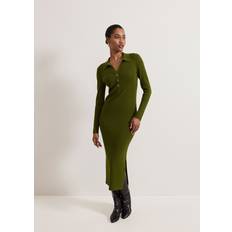Phase Eight Lucy Knit Column Dress - Green