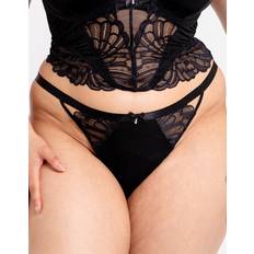 Black Knickers Boost Bombshell Thong - Black Sparkle