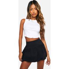 Boohoo Skirts boohoo Bengaline Bubble Puffball Mini Skirt - Black