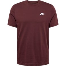 Red T-shirts Nike Sportswear Club Men's T-shirt - Burgundy Crush