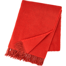 Wol Dekens uitverkoop Scandi Living Sandstone Blankets Red (180x130cm)