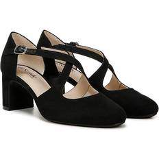 Shoes LifeStride Tracy High Heels - Black Microfiber