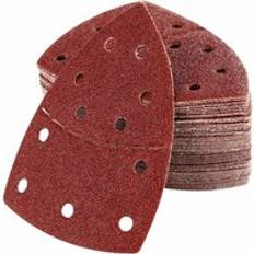 Aiperq Mumu Sanding triangles, sandpaper for Bosch psm 100A, psm 160, psm 200 aes, psm 18, pda 180, psm 160 a/psm 80/PRIO, 105 mm x 152 mm, 60 pieces
