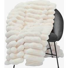 OEKO-TEX Filtar Skinnwille Liny Vit Filt Vit