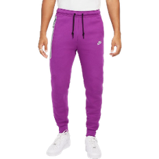 Hombre - Morado Pantalones & Shorts NIKE Tech Men's Fleece Joggers - Bold Berry