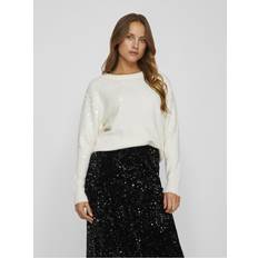 Paillettes Top Vila Sequin Knitted Pullover