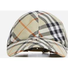 Burberry Green Headgear Burberry Check Print Baseball Cap