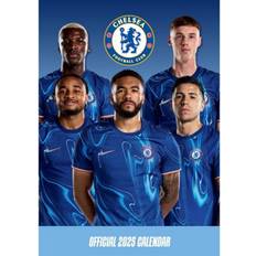 B&Q Chelsea Fc 2025 A3 Wall Calendar