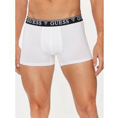 Guess Men Underwear Guess Elasticated Waistband With Logo Boxer - White