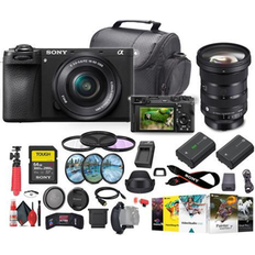 Digital Cameras Sony a6700 Mirrorless Vlogger Camera With 16-50mm Lens Sigma 24-70mm More Bundle