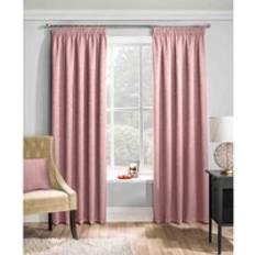 Curtains & Accessories Enhanced Living Matrix Blush Pink Tape Top Curtains 46 x 90 Inch