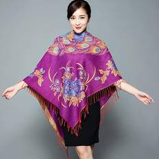Purple Scarfs Tianfu Cold Scarf Retro Purple - Purple