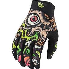 Troy Lee Designs Motocross Motorcycle Dirt Bike Racing Mountain Bicycle Riding Gloves, Youth Girls & Boys Air Gloves, Bigfoot (Black/Green, Medium)