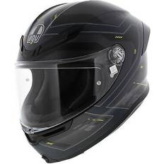 AGV K6 Enhance Helm, grau-gelb, Größe