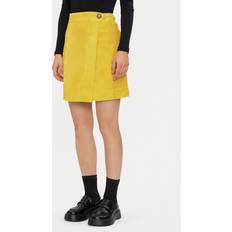 Gelb Röcke United Colors of Benetton Wrap Mini Skirt - Velvet/Mustard