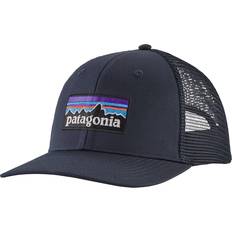 Patagonia Blåa - Herr Huvudbonader Patagonia P-6 Logo Trucker Hat - Navy Blue