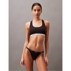 Calvin Klein Swimwear Calvin Klein Modern Lace String Bikini - Black