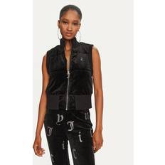 Juicy Couture Outerwear Juicy Couture 00s Velour Gilet - Black