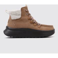 Hey Dude Højhælede sko Hey Dude Wendy Peak Apres Suede Cozy Boots - Chestnut/Black