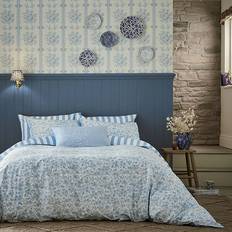 Burleigh Arden Set King Size Light Duvet Cover Blue