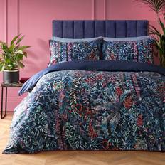 Textiles Soiree Tessa Cotton Set King Navy Duvet Cover Blue