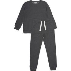 Piger Øvrige sæt Børnetøj Minymo Sweatsæt - Dark Gray Melange