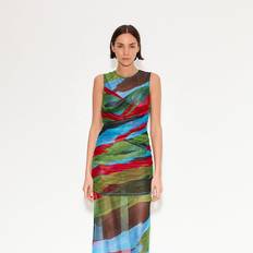 Simon Miller Kinny Mesh Dress - Painted Leaf/Blue