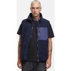 Urban Classics Västar Urban Classics Teddy Väst Herr UC Sherpa Vest - Navy