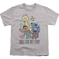 Sesame Street Colourful Group T-Shirt - Sports Grey