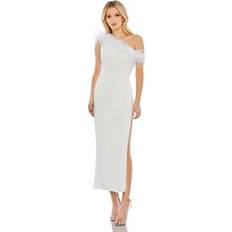 Evening Gowns - White Dresses Mac Duggal Sheath Dress