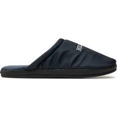 Bleu - Homme Chaussons Tommy Hilfiger Hausschuhe Homeslipper - Dunkelblau