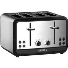 Krups Toasters Krups Savoy Stainless Steel 4-Slice Toaster