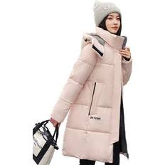 Pink Coats Xusheng New Cotton Coat Mid Length - Pink