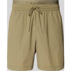 Calvin Klein Swimming Trunks Calvin Klein Double Waistband Swim Shorts - CK Monogram