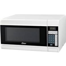 Countertop - Medium Size - White Microwave Ovens Oster Compact-Size 0.9-Cu Ft 900W Microwave Oven White