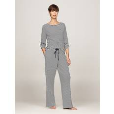 Tommy Hilfiger Sleepwear Tommy Hilfiger Stripe Top and Pant Pajama Set - Navy