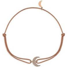 Women's Moonlight 18K Rose Gold & 0.08 TCW Diamond Cord New Moon Bracelet Rose Gold
