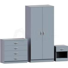 Vida Designs Riano 3 Piece Bedroom Set Chest of Drawer
