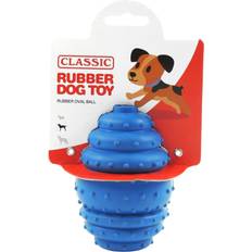 Pets Classic Oval Ball Rubber Dog Fetch Toy 140mm