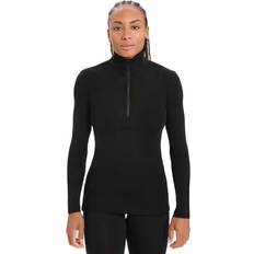 Icebreaker Womens 175 Everyday Long Sleeve Half Zip - Black