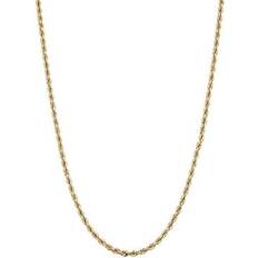 Oradina Women's 14K Yellow Solid Gold Roman Rope Statement Necklace Yellow Gold